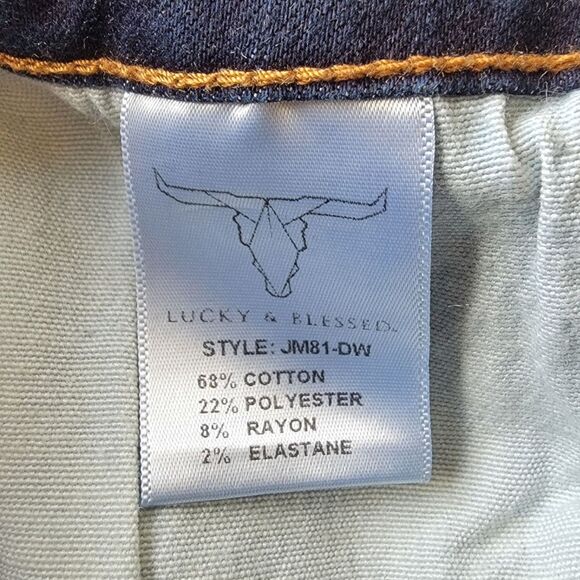 Lucky & Blessed Jeans – High Rise Bell Bottom Flare - Size 2 (Fit 26x34) - Picture 15 of 16